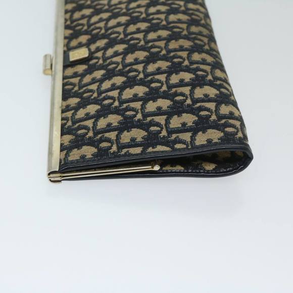 Christian Dior Trotter Canvas Clutch Bag Navy Auth 69251 - Picture 4 of 16